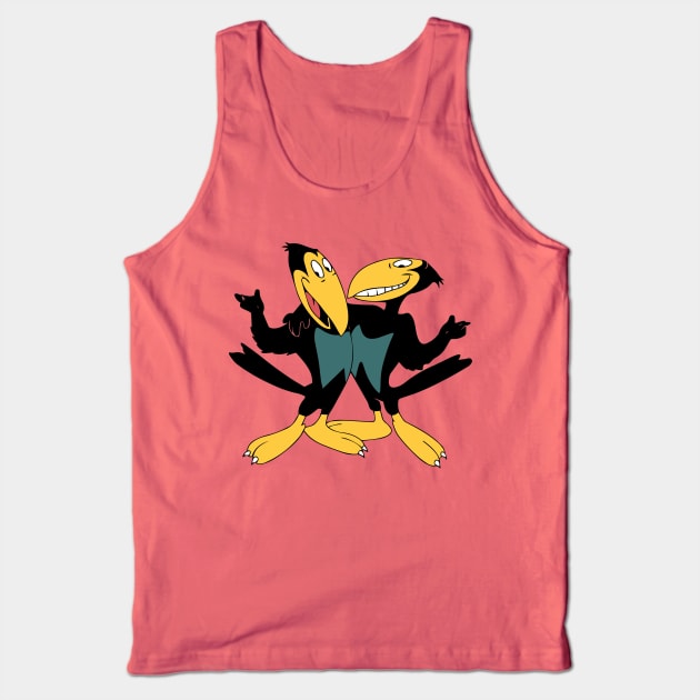 Heckle and Jeckle Tank Top by kareemik